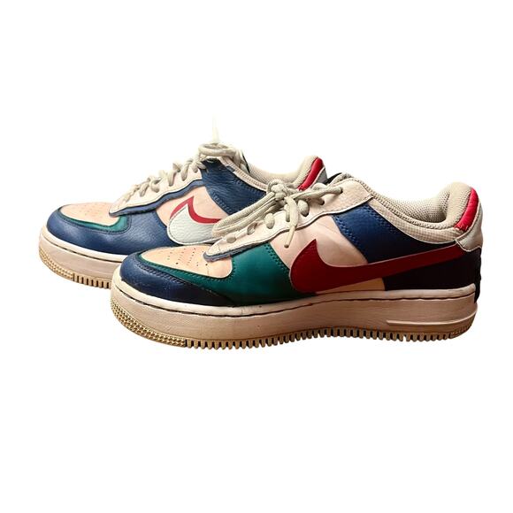 Nike Air Force 1 Shadow Mystic Navy Low Top Multi Sz 8 - Picture 3 of 15